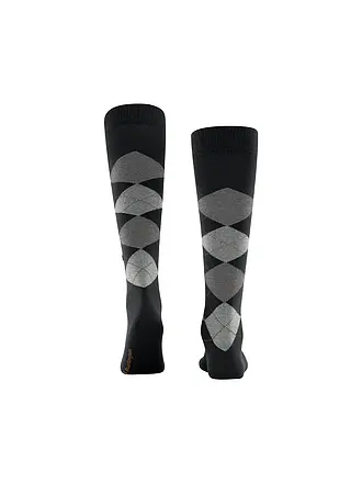 BURLINGTON | Chaussettes hautes pour homme EDINBURGH 40-46 marine | schwarz